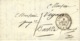 1850- Lettre De CASTELLANE ( Basses Alpes ) Cad T15 Taxe 1 D Pour Bastide ( Var ) - 1849-1876: Période Classique