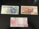 Lot De 3 Billets Belges Ayant Servi - Altri & Non Classificati