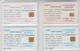 UKRAINE 1998 MONUMENT KIEV FOUNDERS KYI SHCHEK KHORYV LYBID 4 DIFFERENT CARDS - Ukraine