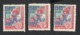 ERRORS-China Northeast-1949 Workers With Flags 1500$-3 Different Printing Models,with Displaced Printing--Mint No Gum - China Del Nordeste 1946-48