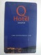 India Hotel Key, Q Hotel, Udaipur (1pcs) - Hotelkarten