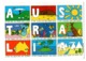 POSTAL POST CARD AUSTRALIA AUSTRALIE IS FOR...AIR ULURU SUNSHINE TREES KOALA REEF AUSSIE ANIMALS LAND ISLANDS ALPS...... - Otros & Sin Clasificación