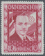 Österreich: 1936, 10 Schilling Freimarke "Bundeskanzler Dr. Engelbert Dollfuß". Diese Marke Wurde Im - Briefe U. Dokumente