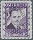 Österreich: 1936, 10 Schilling Freimarke "Bundeskanzler Dr. Engelbert Dollfuß". Diese Marke Wurde Im - Covers & Documents