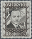 Österreich: 1936, 10 Schilling Freimarke "Bundeskanzler Dr. Engelbert Dollfuß". Diese Marke Wurde Im - Briefe U. Dokumente