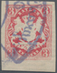 Bayern - Marken Und Briefe: 1867, Wappenausgabe Ungezähnt, 3 Kreuzer Rosa, Entwertet Mit Violettblau - Sonstige & Ohne Zuordnung
