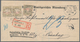 Bayern - Portomarken: 1888/95, Porto 3 Pfennig Grau Mit äußerst Seltenem KOPFSTEHENDEM Aufdruck Zusa - Autres & Non Classés