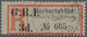 Deutsch-Neuguinea - Britische Besetzung: 1916, Einschreibzettel "Herbertshöhe | (Deutsch Neu-Guinea) - Nouvelle-Guinée