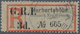 Deutsch-Neuguinea - Britische Besetzung: 1916, Einschreibzettel "Herbertshöhe | (Deutsch Neu-Guinea) - Duits-Nieuw-Guinea