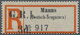 Deutsch-Neuguinea - Britische Besetzung: 1916, Einschreibzettel "Manus | (Deutsch-Neuguinea) | No 91 - Duits-Nieuw-Guinea