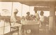 CARTE PHOTO : GRAND-BASSAM COTE-D'IVOIRE COLON SUR UN BATEAU REPAS COLONISATION AFRIQUE OCCIDENTALE FRANCAISE 1911 - Côte-d'Ivoire