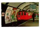 POSTAL POST CARD LONDON TUBE TRAIN SUBWAY UNDERGROUND CON BILLETE EN REVERSO WITH TICKET PICCADILLY CIRCUS STATION VER.. - Otros & Sin Clasificación