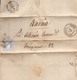 Año 1870 Edifil 107 50m Sellos Efigie Carta  Matasellos Rombo Figueras Gerona Error Fechador Sin Año - Storia Postale