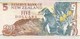 BILLETE DE NUEVA ZELANDA DE 5 DOLLARS DEL AÑO 1992-97 CALIDAD EBC (XF) (BANKNOTE) (pinguino-penguin) - Nuova Zelanda