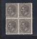 ESPAÑA.  EDIFIL 200 **.  2 CTS NEGRO ALFONSO XII EN BLOQUE DE CUATRO.  CATÁLOGO 74 € - Unused Stamps