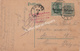 Entier Postal 5 Cent.surtaxe Belgien 5 Cent. TP 5ct Surtaxe Belgien 5 Cent. Freigegeben Verteilungsstelle Guben Emine - Occupation 1914-18