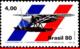 Ref. BR-1700 BRAZIL 1980 PLANES, AVIATION, SOUTH ATLANTIC CROSSING,, 1ST AIRMAIL FLIGHT, MI# 1769, MNH 1V Sc# 1700 - Nuovi