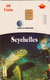 SEYCHELLES - Sea Turtle (reverse A), Cable & Wireless ,60 Units, Used - Seychelles