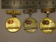 USSR 1970 RED CROSS BLOOD DONOR 3 BADGES OF 1, 2 AND 3 CLASS 48 - Geneeskunde