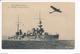 Carte  Marine Militaire Française  Patrie  Cuirassé  ( + Avion ) ( Recto Verso ) - Guerre