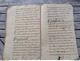 Delcampe - Grand Cahier Année 1707 BRETAGNE Pour Dame Janne Turin Guillaume De Trolong De Villeroy  à Identifier à Traduire - Documenti Storici