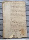 Delcampe - Grand Cahier Année 1707 BRETAGNE Pour Dame Janne Turin Guillaume De Trolong De Villeroy  à Identifier à Traduire - Documenti Storici