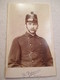 CDV  Portrait Jeune Militaire SUISSE - Voir Shako - Fusils Croisés - Photo Ch. Rebmann, VEVEY - Circa 1890    TBE - Guerre, Militaire