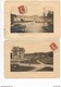 Lot De 2 " Carte Postale Géante " LE TOUQUET PARIS PLAGE ( L' Hermitage / Le Jardin Public ) à La Civette ( Peu Courante - Le Touquet