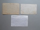 Marcophilie - Lettre Enveloppe Obliteration - Lot 3 Documents Prisonniers Guerre WW1 WW2 (2574) - 1. Weltkrieg 1914-1918