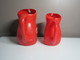 Petite Et Grande Carafe, Pichet En Plastique Rouge BERGER ANISETTE - Caraffe