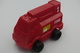 Vintage VINYL TOY CAR : Maker FLEXI TOYS SWEDEN -  Red Fire Truck  9.00cm - 1980-90's - Rubber - Autres & Non Classés