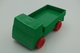 Vintage VINYL TOY CAR : Maker WADER SPIELEN & ERLEBEN GERMANY - Green Truck - 9.00cm - 1980-90's - Rubber - Other & Unclassified