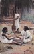 Bengali Girls Grinding Rice, India, PU-1906 - India