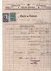 1926 YUGOSLAVIA, SERBIA, INVOICE, JAKOV FRANKL, VELIKA KIKINDA MUNICIPALITY REVENUE STAMP,  2 REVENUE STAMPS - Other & Unclassified