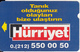 TURKEY - Hurriyet(PTT-100 Units), 04/94, Used - Turquie