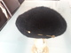 Beret Femme Noir Fourrure Année 1940 Tour De Tete 54 Cm - 1940-1970