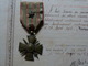 Citation A L'ordre Du Regiment 82 Regiment Artillerie Lourde A Tracteurs Avec Croix De Guerre Et Medaille De Verdun - 1914-18