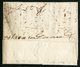 1682 NORD Cote 600 € "Pt De Lille" Manuscrite (Lenain N°1, Indice 21) Sur Lettre Datée De Roubaix - ....-1700: Precursors