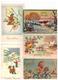 Mooi Lot Van 100 Oude Postkaarten "Gelukkig Nieuwjaar" "Bonne Année" - 100 - 499 Postcards