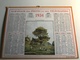 Calendrier Almanach Des Postes Et Des Telegraphes AIN - 1934 « au Ruisseau (Bothorel) » Aquarelle - Grand Format : 1921-40