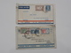 Lot De 4 Devants De Lettres D'Argentina - Via Air Aerea Aeropostale -  Envoyés Vers Paris ... Lot40 . - Lettres & Documents