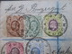 GB Kolonie Uganda Beleg Mit 5 Marken Stempel Mombasa Registered Mail Mombasa British East Africa Per SS Prinzregent Luit - Protectoraten Van Oost-Afrika En Van Oeganda