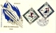 2 First Day Of Issue  Envelope  Jeux Olympiques 1960 MONACO  Premier Jour Emission  Ski - Sports D'hiver