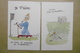 Humour Amour Animaux RAT Souris Mouse En Trottinette Et Rat Prisonnier En Cavale Prison - Lot De 2 Cartes - Humour