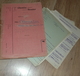 Mine MINES D'OR DU CHATELET CREUSE Lot Documents Divers Plan Rapport Courriers - Tools