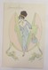 Künstlerkarten, Ostern, Frauen, Mode, Osterei,  1909, Xavier Sager  ♥ (23596) - 1900-1949