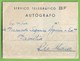 História Postal - Filatelia - Autógrafo - Correio - CTT - Philately - Telegram - Natal - Noel  Rio Maior - Portugal - Briefe U. Dokumente