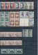 Delcampe - FRANCE - BELLE COLLECTION DE 912 TIMBRES NEUFS** SANS CHARNIERE AVEC PAIRES ET BANDES DE 5 ETC... - Sammlungen