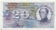 Suisse 20 Francs 15 Mai 1968 - Suiza