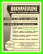 ADVERTISING - PUBLICITÉ - LABORATOIRE PHYGIÈNE - HORMANTOXONE - VIEILLES ABBAYES DE FONTEVRAULT, LES CUISINES - - Publicité